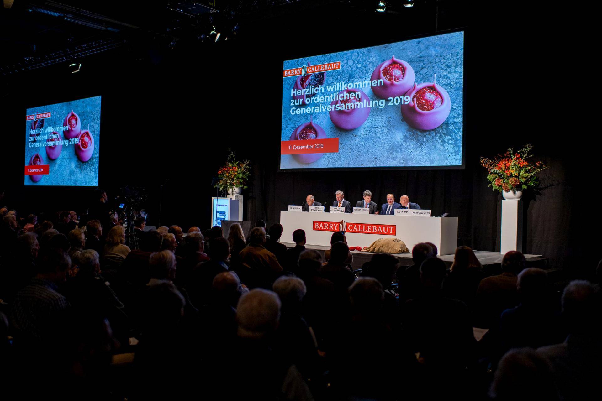 Barry Callebaut Annual General Meeting