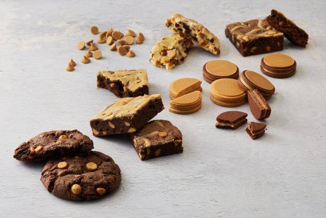 Caramel Cookies, Brownies and Chips