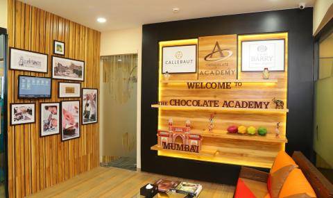 Entrance of new, relocated Callebaut® CHOCOLATE ACADEMY™ center in Mumbai