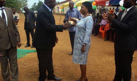 Mme Legre, Director of Akoupé College