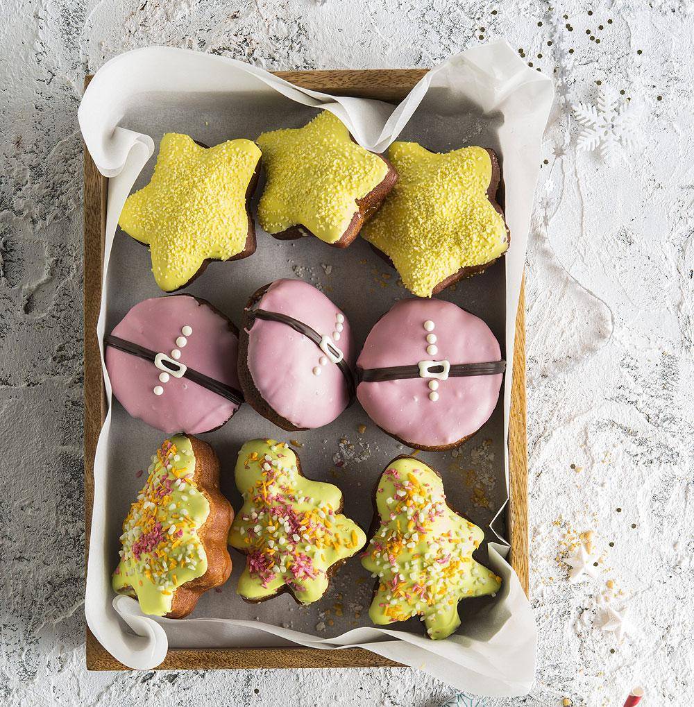 christmas kids donuts