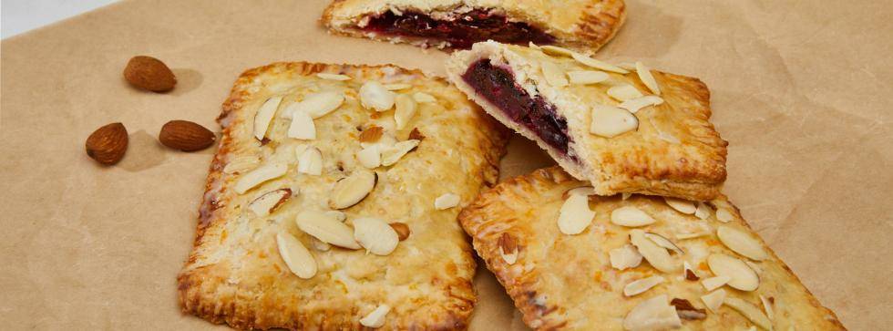 american almonds - cherry almond pie