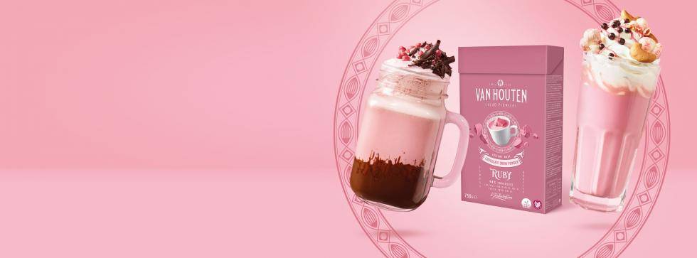 van houten ruby chocolate drink powder