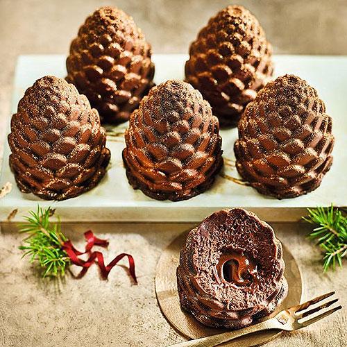 edible pine cones filled with chocolate