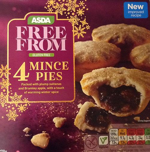 free from gluten and wheat mince pies