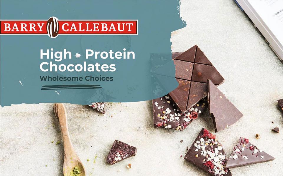 High Protein Chocolates brochure cover