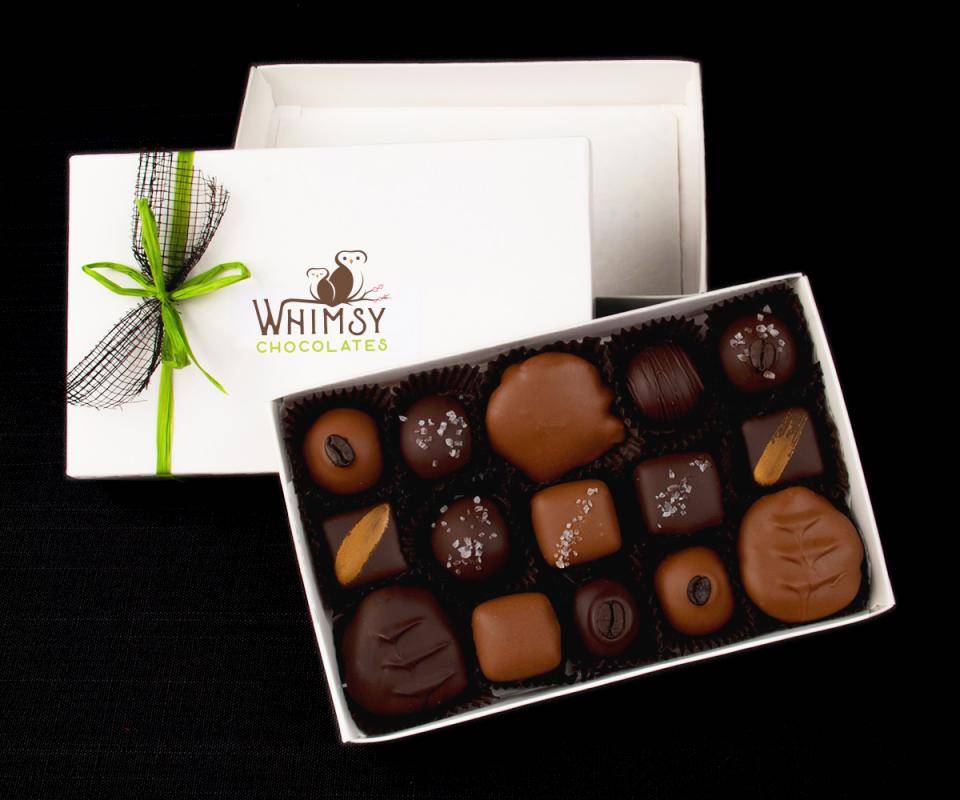 Whimsy Chocolates pralines box