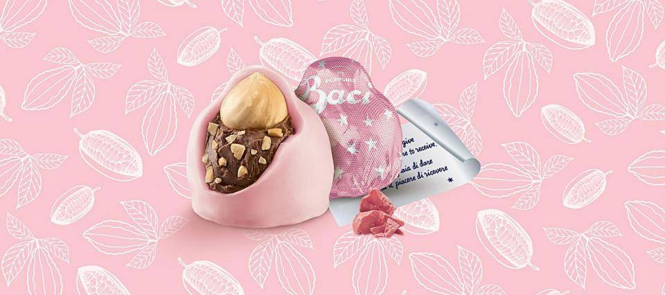 Baci Perugina limited edition with ruby cocoa beans