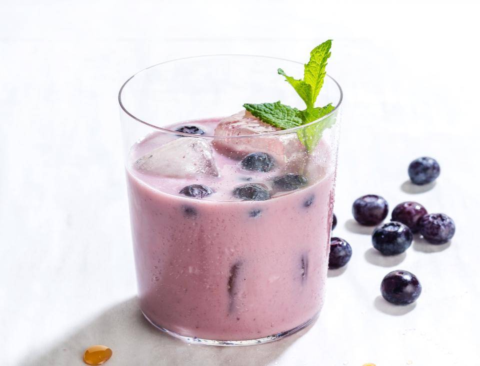 yoghurt drink with cacaofruit ingredients