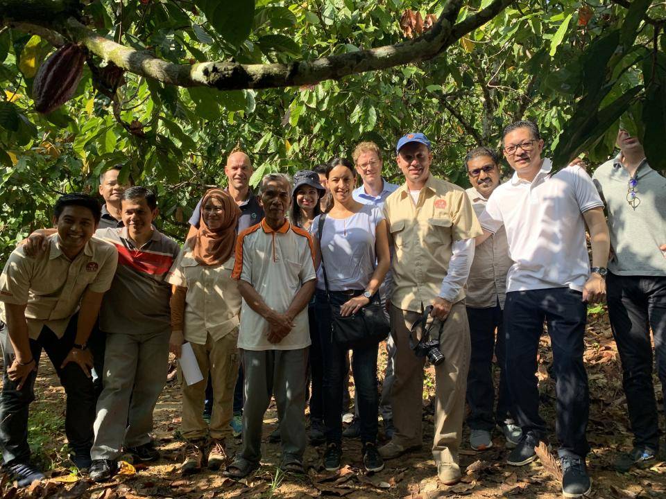 Cocoa Horizons team in the field