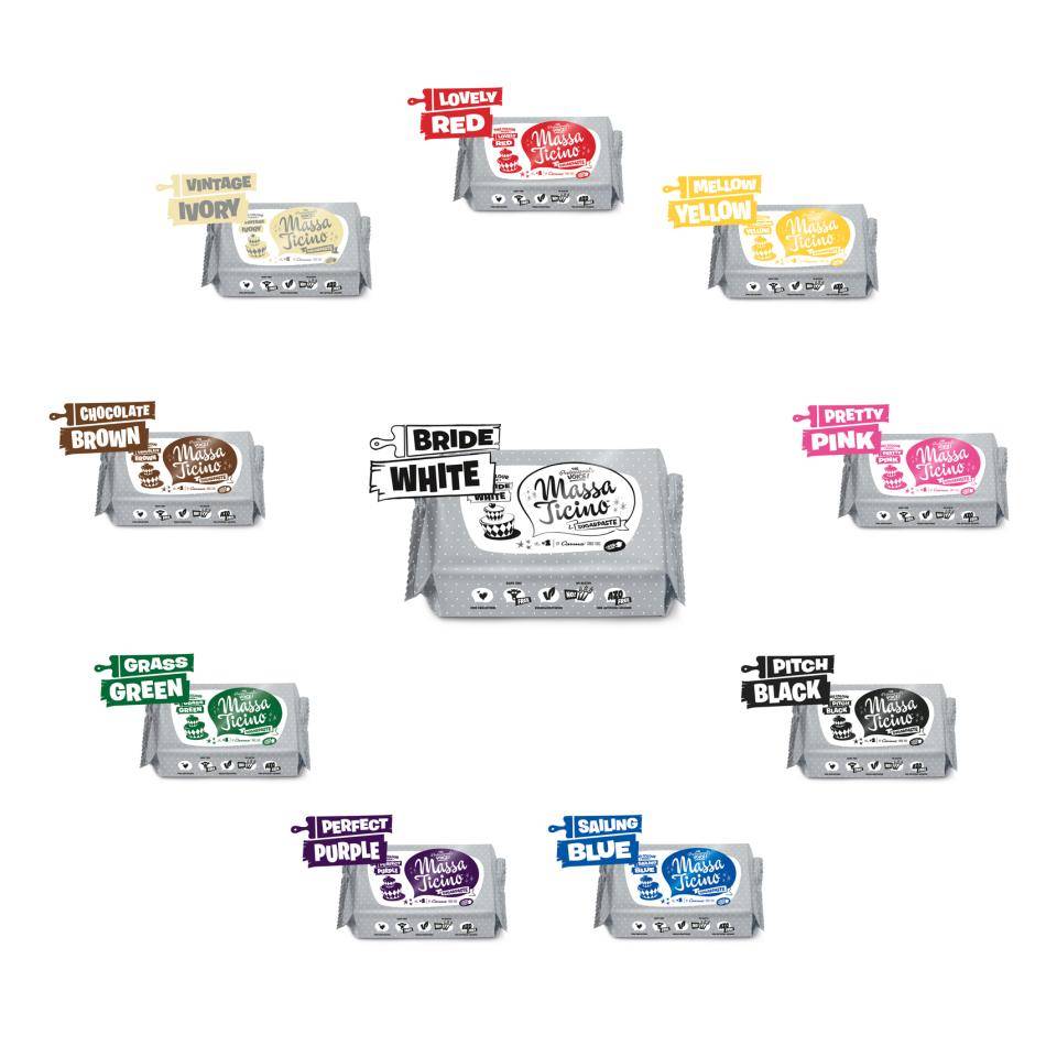 Massa Ticino Sugar Paste Range