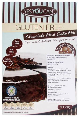 Chocolate mud cake mix