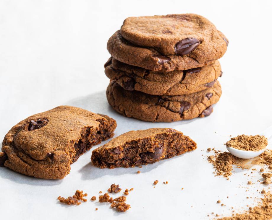american cookies with vegan cacaofruit ingredients
