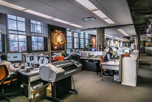 Barry Callebaut's expanded office on the 7th floor of the Groupon building