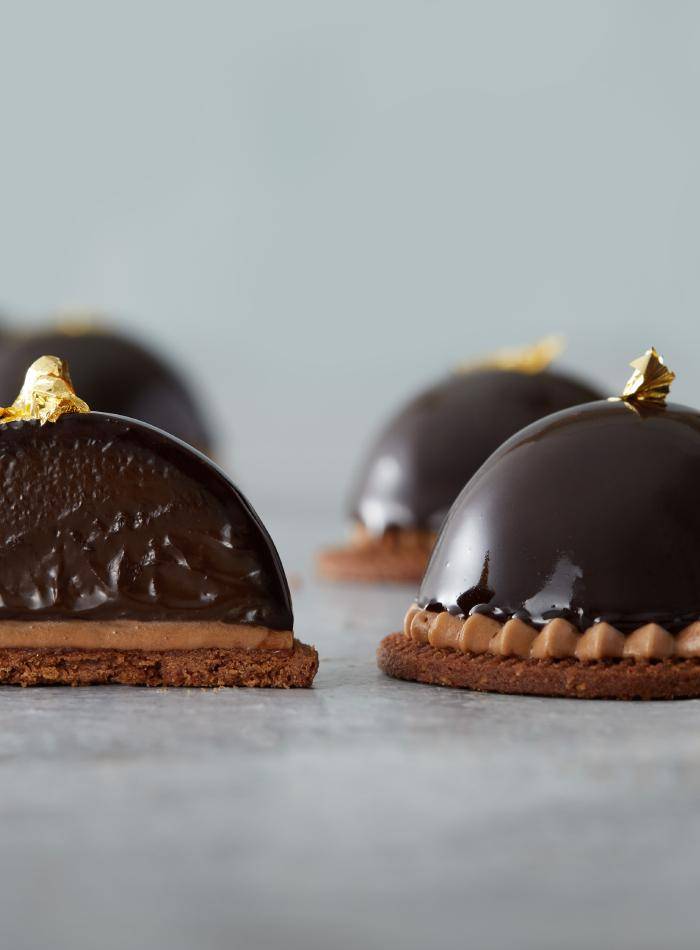 small chocolate petite gateau