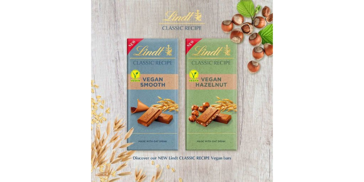 LINDT (UK) - Indulgent vegan chocolate by leading milk chocolatier