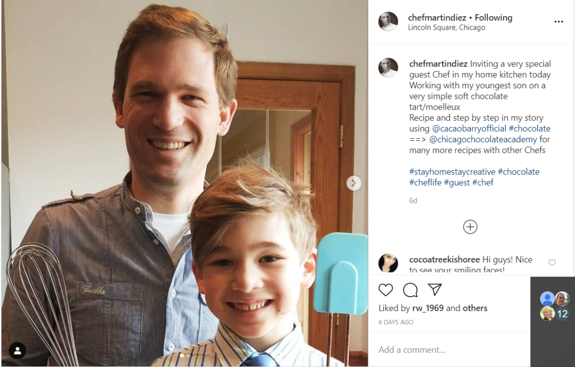 Chef Martin Diez on Instagram