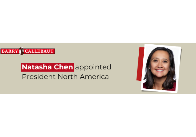 Natasha Chen appointed President North America of Barry Callebaut